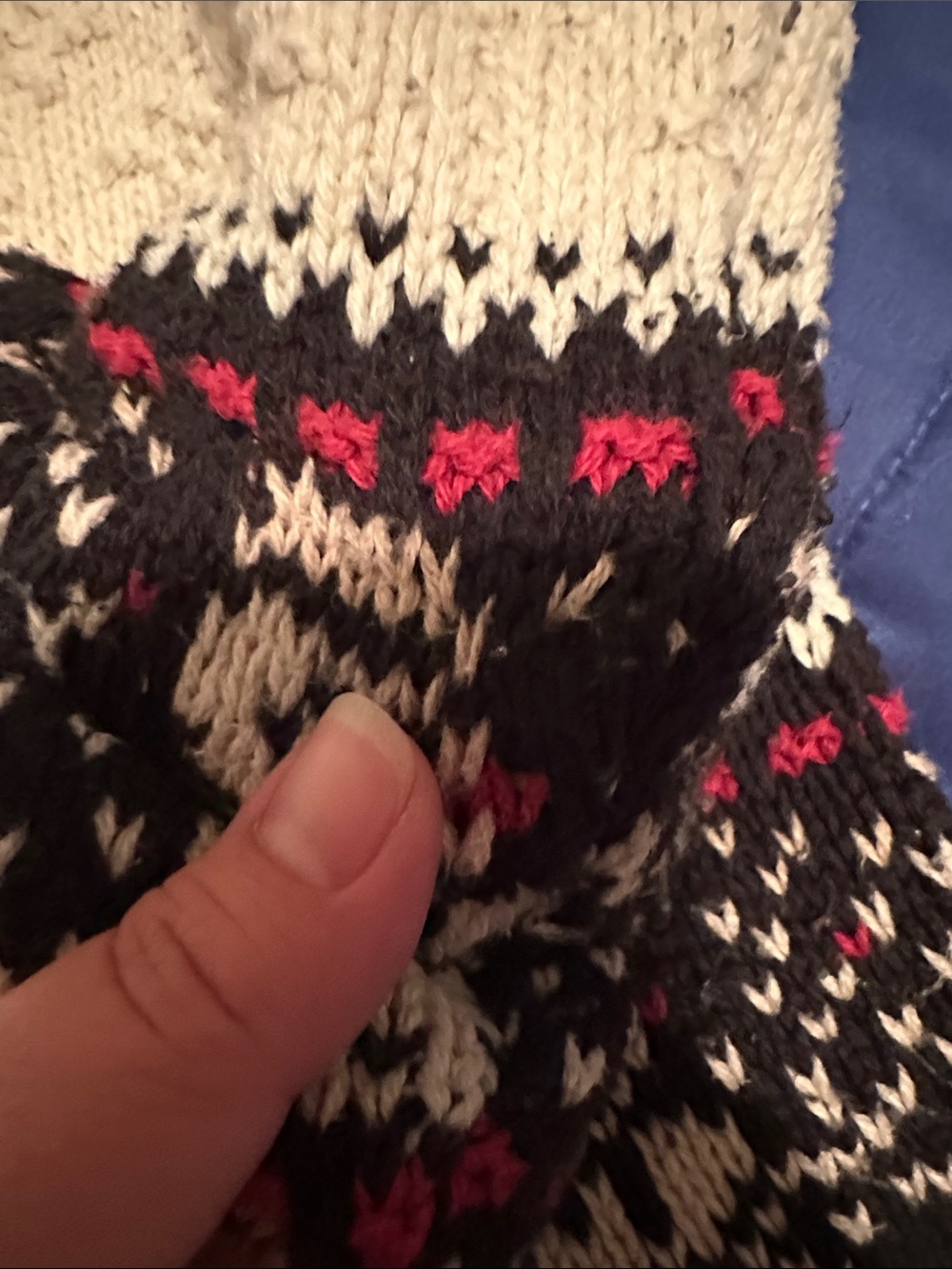 croft & barrow Cream Fair Isle Snowman & Fox Holiday Sweater - Picture 8 of 8